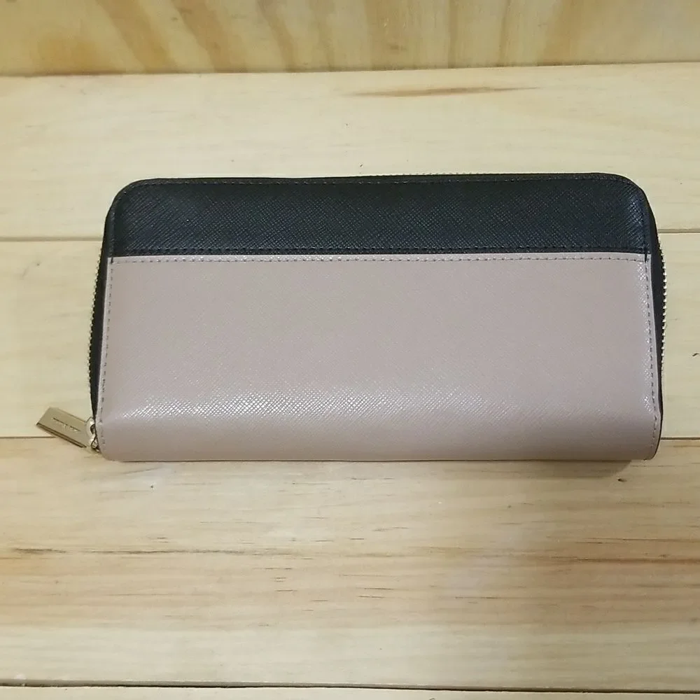 Kate Spade Madison Colorblock Saffiano Leather Large Slim Bifold Wallet